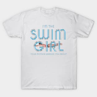 Swimmer Slogan Fun T-Shirt